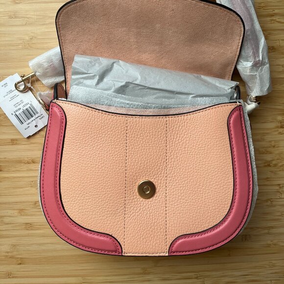 NWT Coach Georgie Saddle Bag Crossbody - Picture 3 of 9